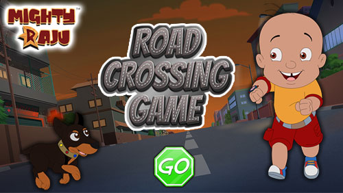 Mighty Raju Road Crossing Game